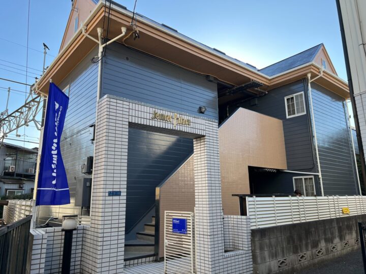 千葉県柏市　Jアパート邸　外壁・屋根塗装/階段長尺シート