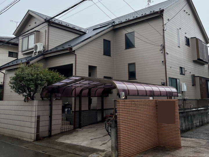 埼玉県草加市　N邸　外壁・屋根塗装工事