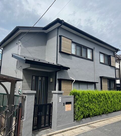 流山市y邸様屋根外壁塗装・部分デザインサイディング